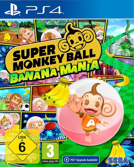 Super Monkey Ball Banana Mania Launch Edition (PS4) - Der Packshot