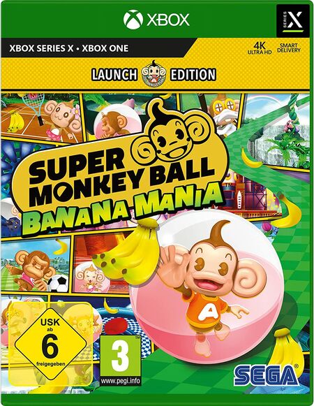 Super Monkey Ball Banana Mania Launch Edition (Xbox Series X) - Der Packshot