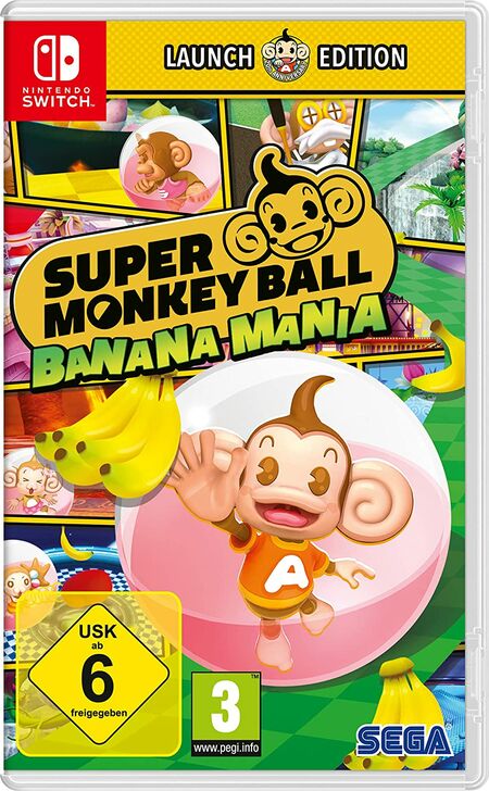 Super Monkey Ball Banana Mania Launch Edition (Switch) - Der Packshot