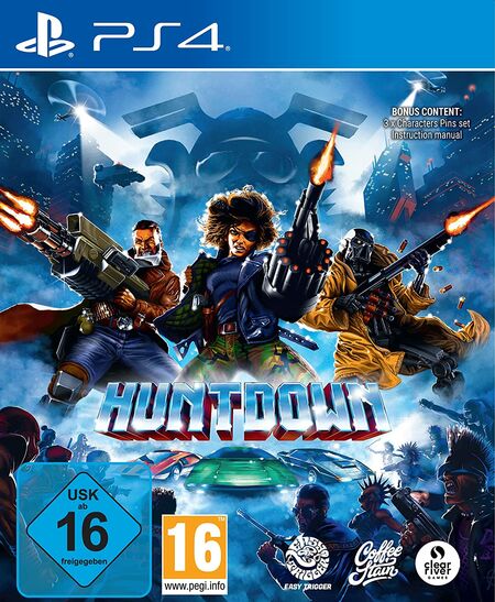 Huntdown  (PS4) - Der Packshot