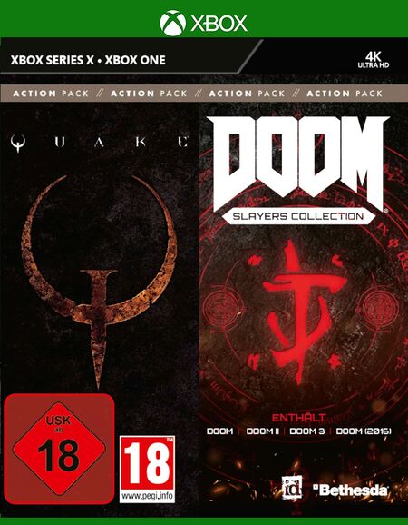 id Action Pack Vol. 1 (Quake + DOOM Slayers Collection) (Xbox One) - Der Packshot