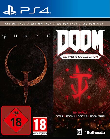 id Action Pack Vol. 1 (Quake + DOOM Slayers Collection) (PS4) - Der Packshot