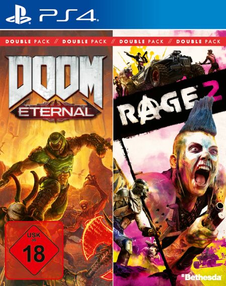id Action Pack Vol. 2 (DOOM Eternal + Rage 2) (PS4) - Der Packshot