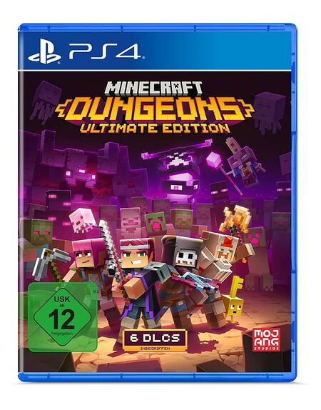 Minecraft Dungeons Ultimate Edition (PS4) - Der Packshot