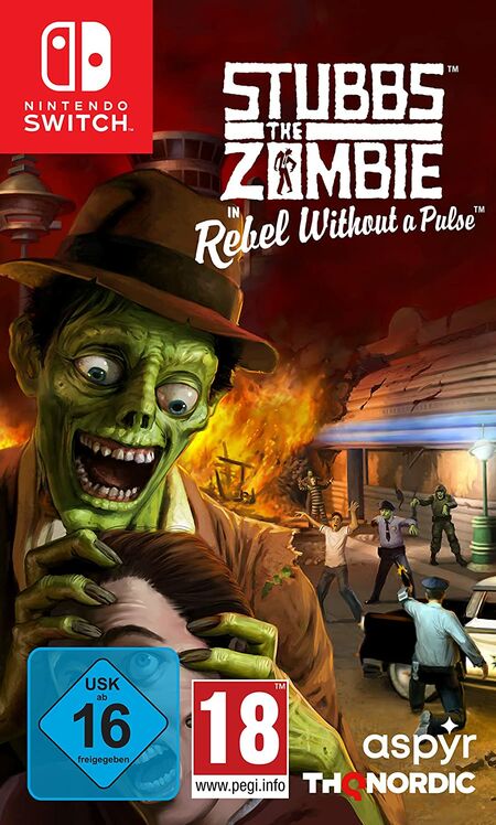 Stubbs the Zombie in Rebel Without a Pulse (Switch) - Der Packshot