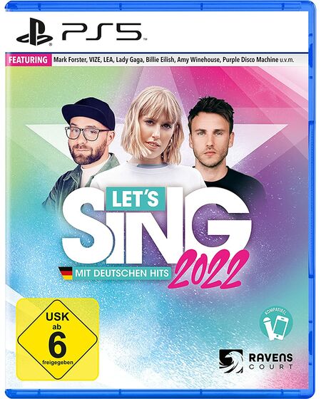 Let's Sing 2022 mit deutschen Hits (PS5) - Der Packshot