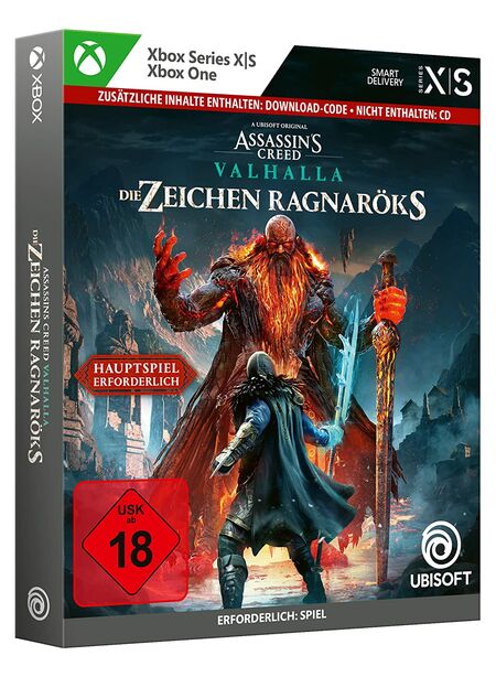 Assassin's Creed Valhalla: Die Zeichen Ragnaröks – Erweiterung (Xbox Series X) - Der Packshot