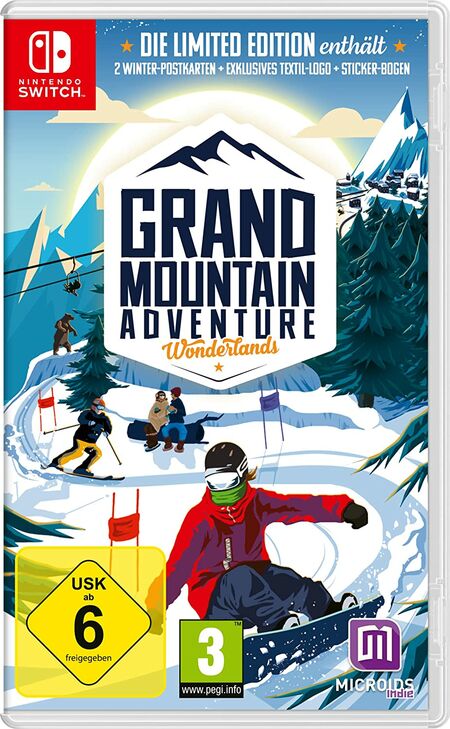 Grand Mountain Adventure: Wonderlands (Switch) - Der Packshot