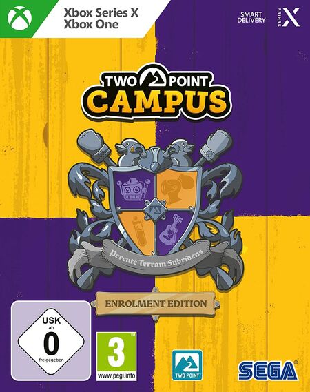 Two Point Campus Enrolment Edition (Xbox One) - Der Packshot