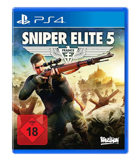 Sniper Elite 5 (PS4) - Der Packshot