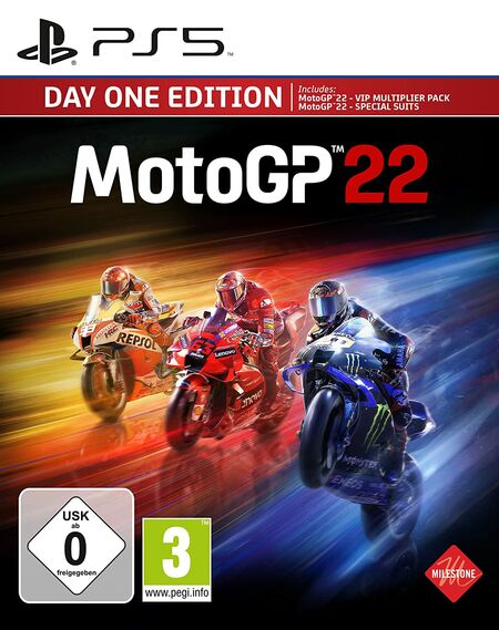 MotoGP 22 Day One Edition (Ps5) - Der Packshot