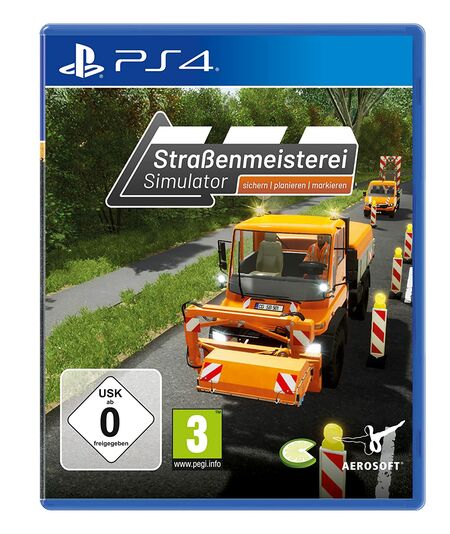 Straßenmeisterei Simulator (PS4) - Der Packshot