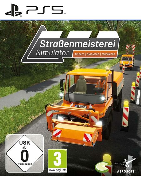 Straßenmeisterei Simulator (PS5) - Der Packshot