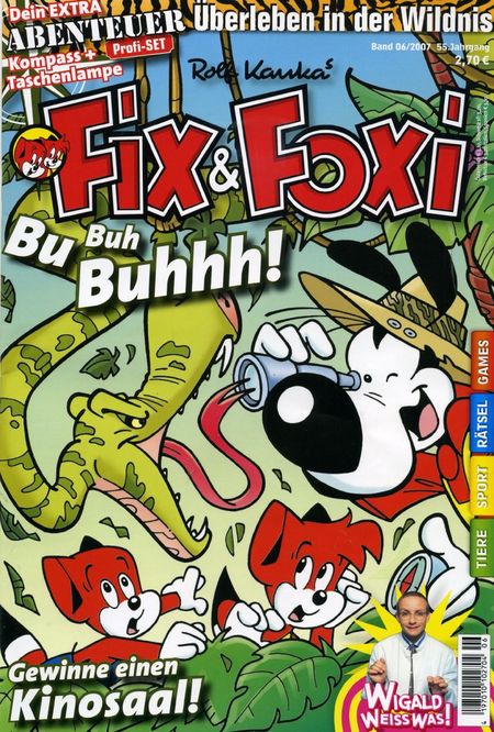 Fix & Foxi Magazin - Band 6/2007 - 55. Jahrgang - Das Cover