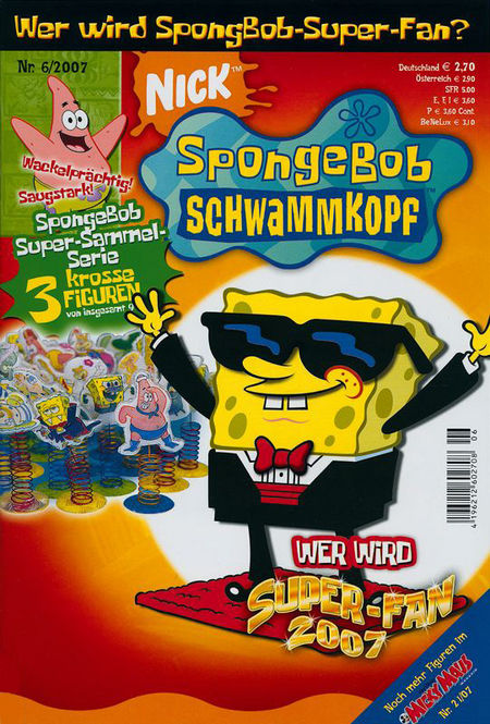 SpongeBob - Schwammkopf 6/2007 - Das Cover