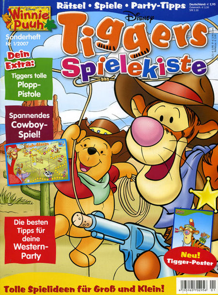 Winnie Puuh Sonderheft 1/2007: Tiggers Spielekiste - Das Cover