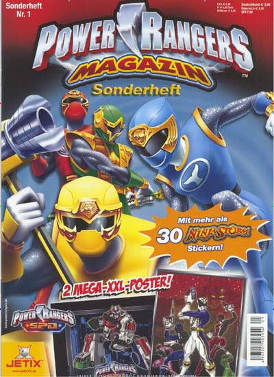 Power Rangers Magazin Sonderheft 1 - Das Cover