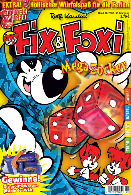 Fix & Foxi Magazin - Band 8/2007 - 55. Jahrgang - Das Cover