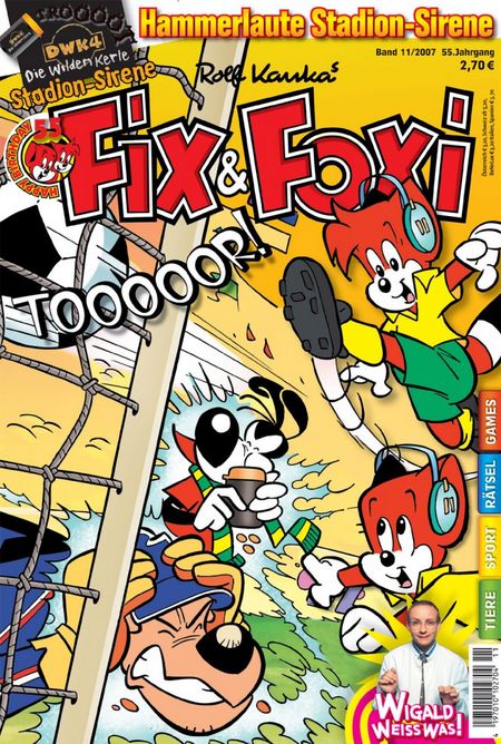 Fix & Foxi Magazin - Band 11/2007 - 55. Jahrgang - Das Cover