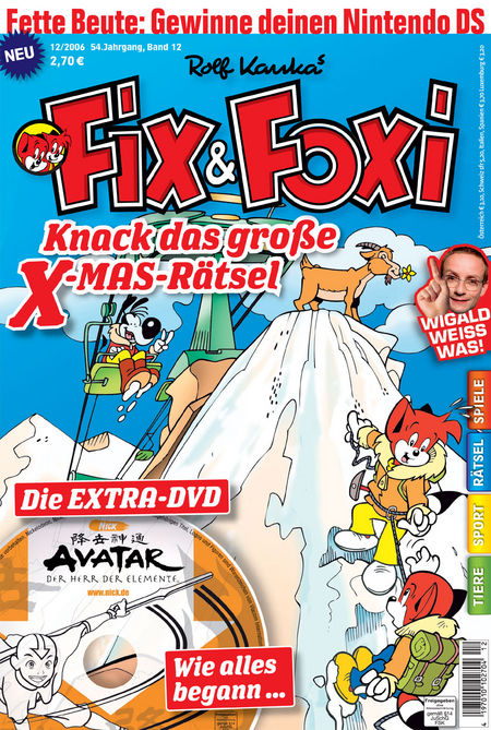 Fix & Foxi Magazin Nr. 12/2006 - 54. Jahrgang - Band 12 - Das Cover