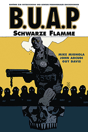 B.U.A.P. 4: Schwarze Flamme - Das Cover