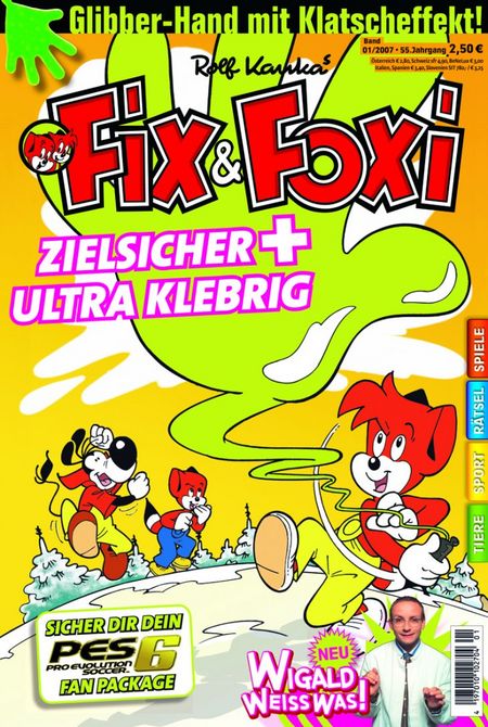 Fix & Foxi Magazin Nr. 1/2007 - 55. Jahrgang - Band 1 - Das Cover