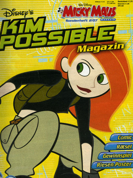 Micky Maus Sonderheft 2/07: Kim Possible - Das Cover