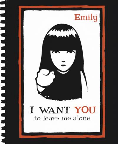 Emily the Strange Notizbuch - Das Cover