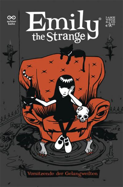 Emily the Strange 1: Vorsitzende der Gelangweilten - Das Cover