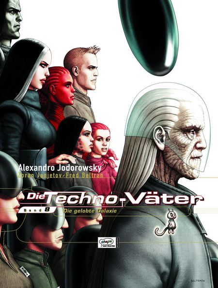 Die Techno-Väter 8: Die gelobte Galaxie - Das Cover