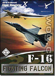 Flight Simulator X Add-on: F-16 Fighting Falcon - Der Packshot