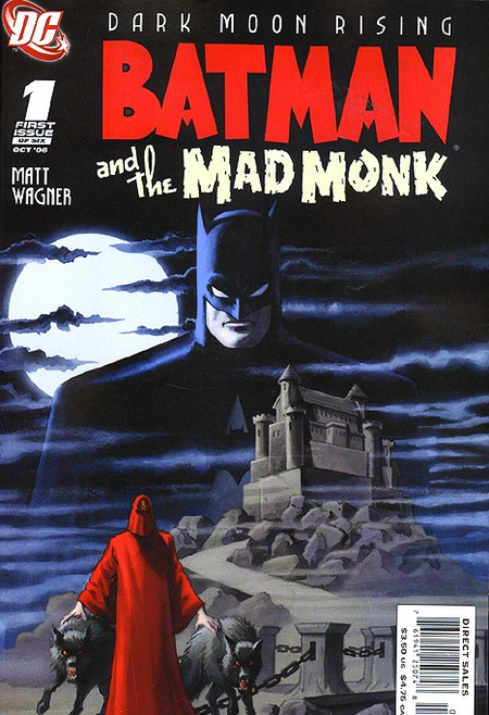100% DC 9: Batman und der rote Mönch - Das Cover