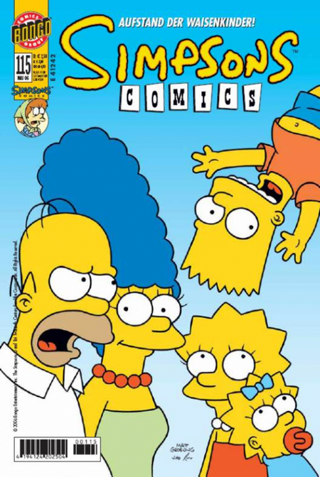Simpsons Comics 115 - Das Cover