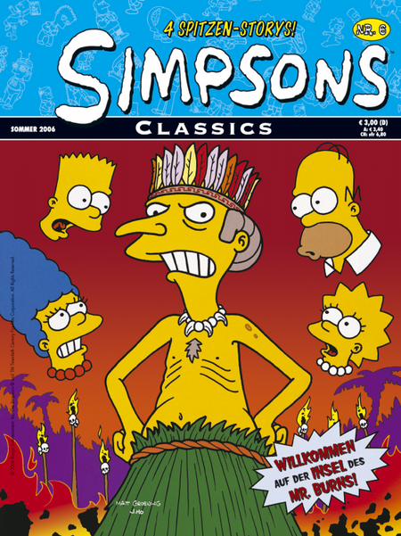 Simpsons Classice 6 - Das Cover