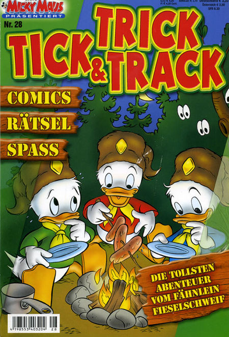 Micky Maus präsentiert 28: Tick, Trick & Track - Das Cover
