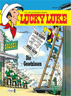 Lucky Luke 81: Die Gesetzlosen SC - Das Cover