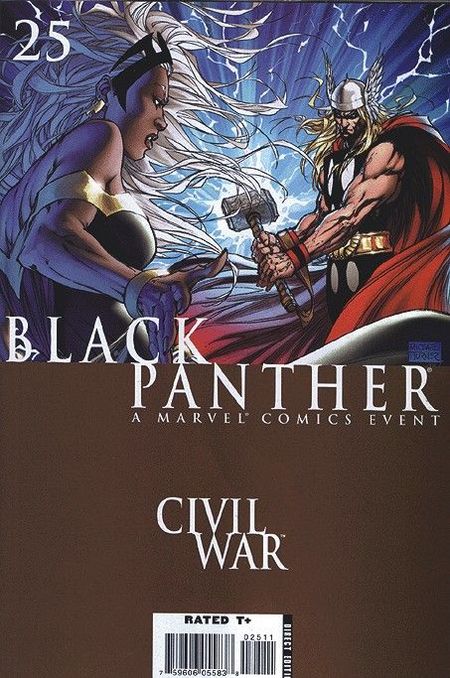 X-Men Sonderheft 15: Storm & Black Panther 2 - Civil War - Das Cover