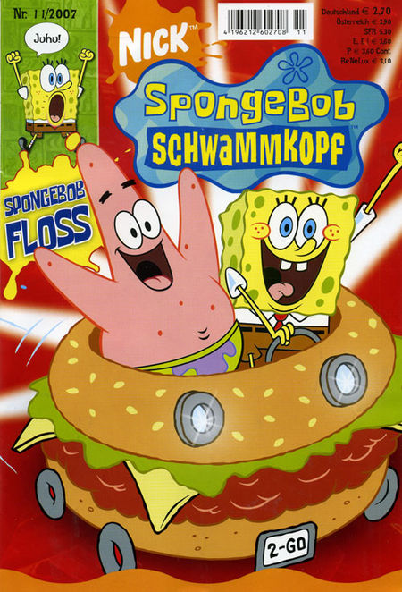 SpongeBob - Schwammkopf 11/2007 - Das Cover