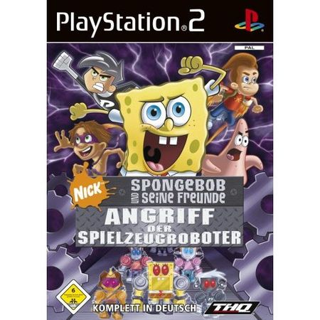 SpongeBob & Freunde - Angriff der Spielzeugroboter [PS2] - Der Packshot