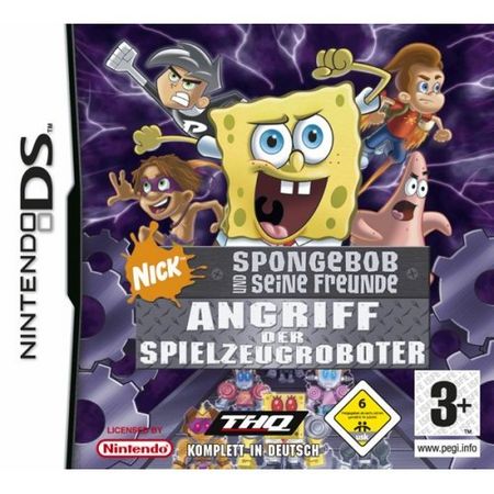 SpongeBob & Freunde - Angriff der Spielzeugroboter [DS] - Der Packshot
