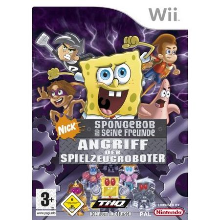 SpongeBob & Freunde - Angriff der Spielzeugroboter [Wii] - Der Packshot