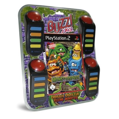 BUZZ - Junior Monsterspaß + Buzzer [PS2] - Der Packshot