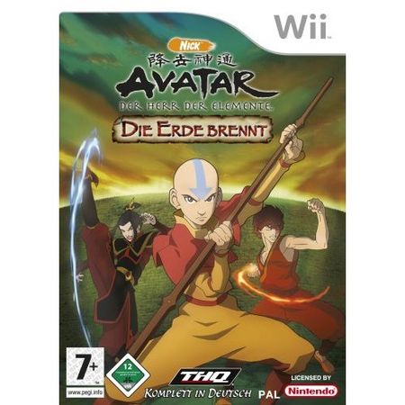 Avatar - Der Herr der Elemente: Die Erde brennt [Wii] - Der Packshot