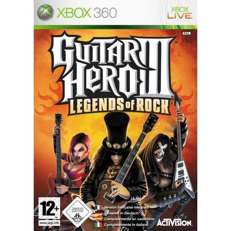 Guitar Hero 3 - Legends of Rock [Xbox 360] - Der Packshot