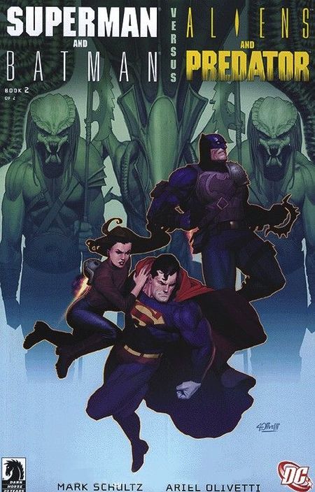 DC Premium 52: Superman/Batman vs. Aliens/Predator - Das Cover