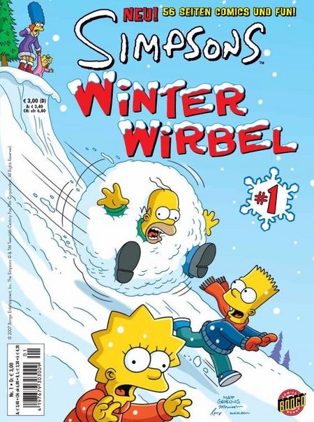 Simpsons Winter Wirbel 1 - Das Cover