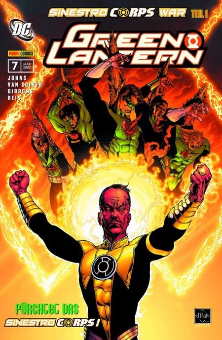 Green Lantern Sonderband 7: Sinestro Corps War 1 - Das Cover