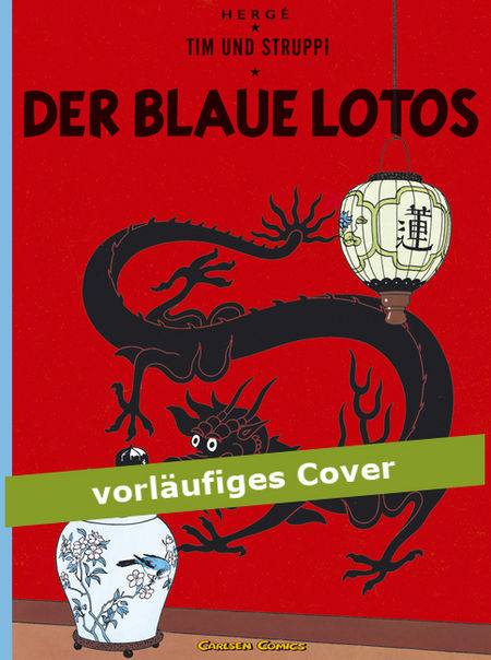 Tim & Struppi Mini: Der blaue Lotos - Das Cover