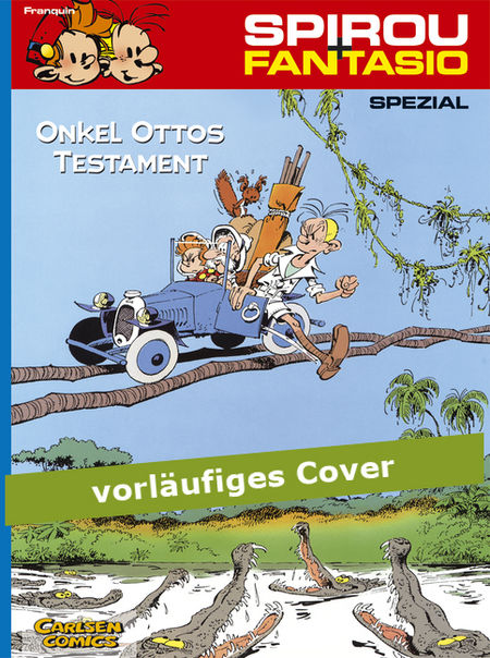 Spirou Spezial 7: Onkel Ottos Testament - Das Cover