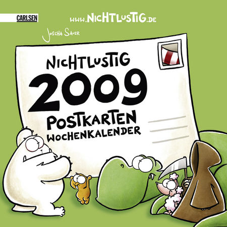 Nichtlustig: Nichtlustig Postkartenkalender 2009 - Das Cover